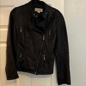 Michael Kors Black Leather Jacket